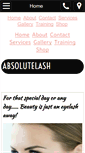 Mobile Screenshot of absolutelash.com